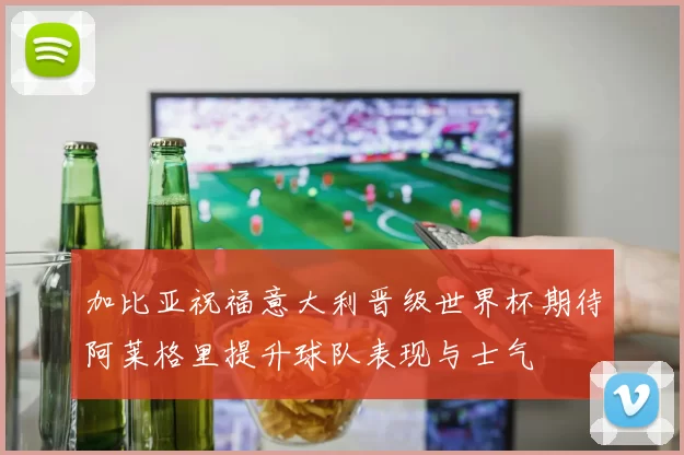 加比亚祝福意大利晋级世界杯期待阿莱格里提升球队表现与士气